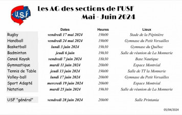 Les Assemblées Générales de l'USF
